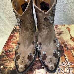 Old Gringo Hippie Dance 7" Boots Size 9.5